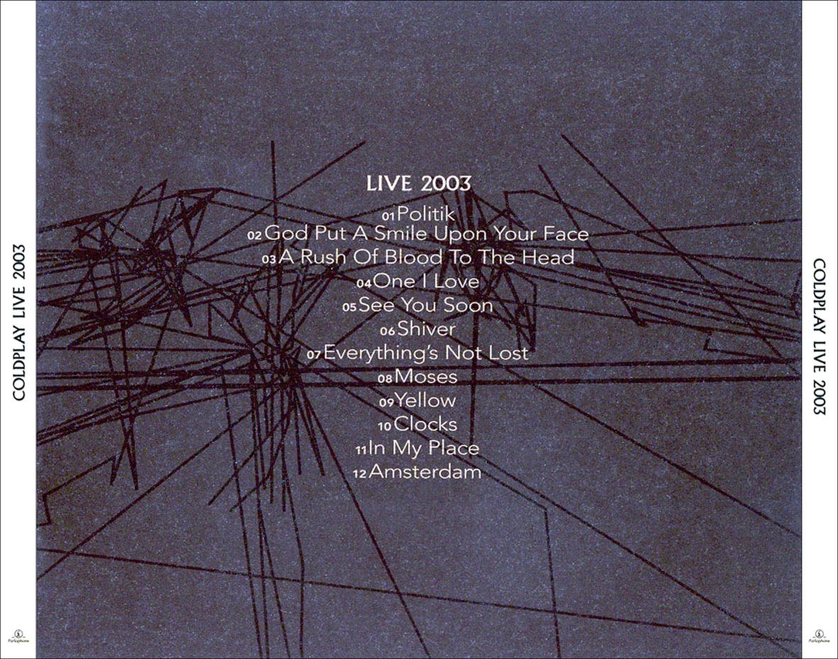 Coldplay  Live : Back